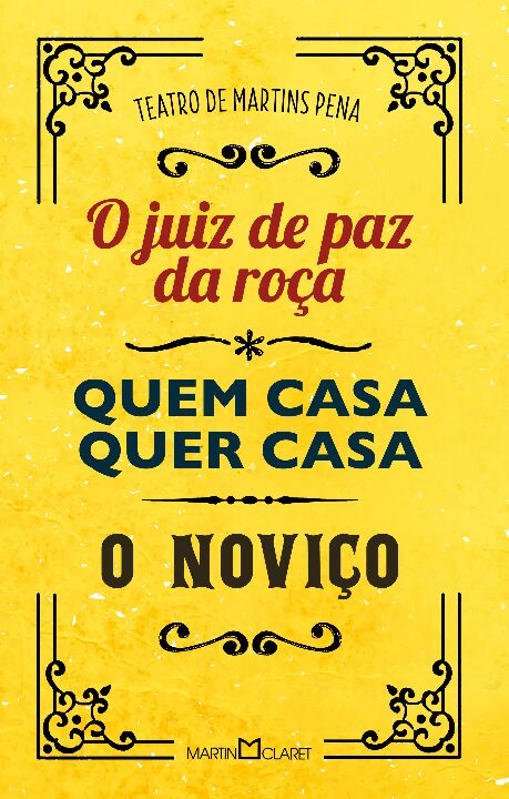 Capa do livro Teatro de Martins Pena, de Martins Pena