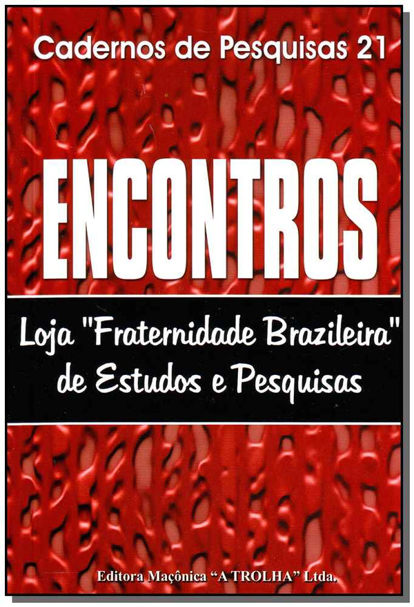 Capa do livro Cadernos de Pesquisas N.21 - Encontros, de Alberto Gabriel Bianchi