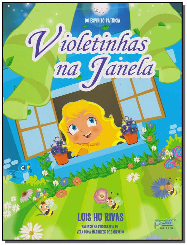 Capa do livro Violetinhas na Janela, de Vera Lucia Carvalho