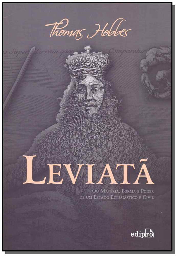 Capa do livro Leviatã, de Thomas Hobbes