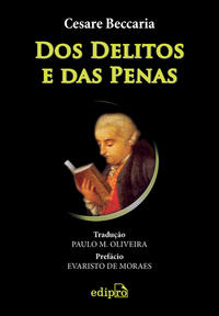 Capa do livro Dos Delitos e das Penas (Edipro), de Cesare Beccaria