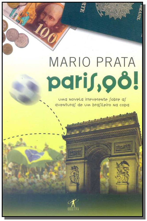Capa do livro Paris,98!, de Mario Prata