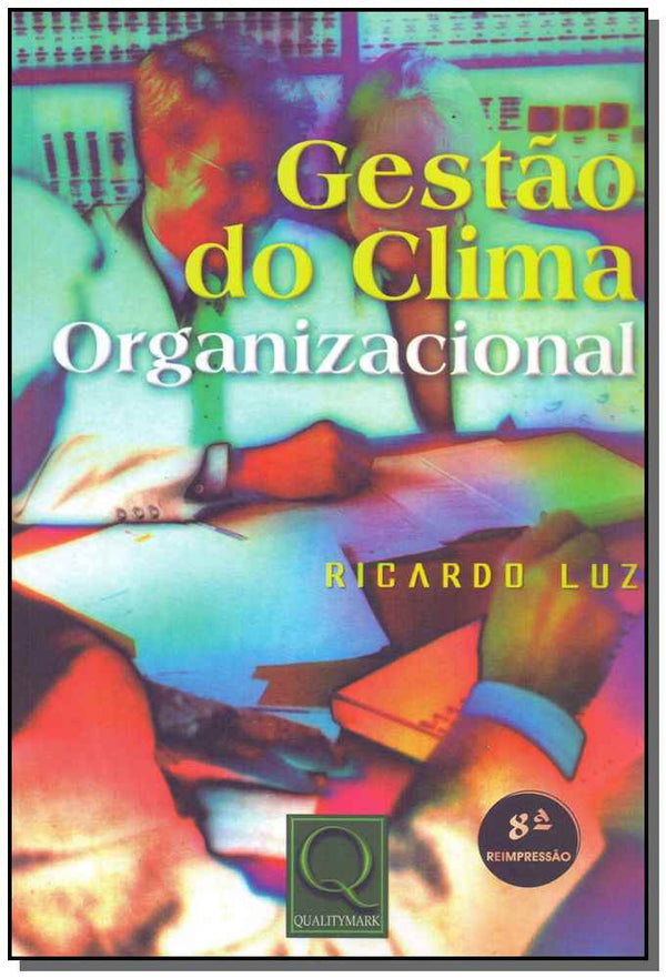 Capa do livro Gestão do Clima Organizacional, de Ricardo Luz