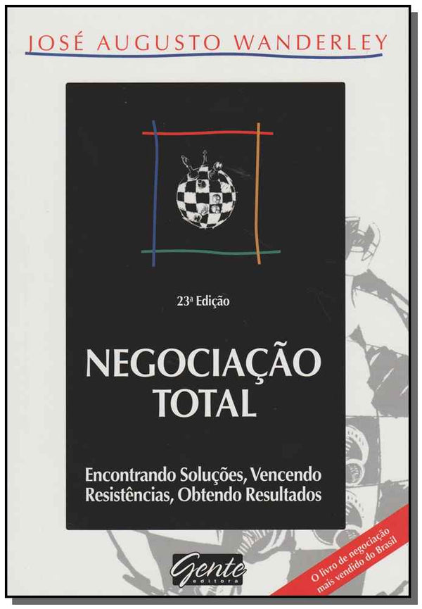 Capa do livro Negociação Total, de Jose Augusto Wanderley