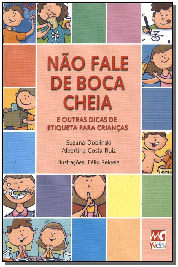 Capa do livro Não Fale de Boca Cheia, de Suzana Doblinski