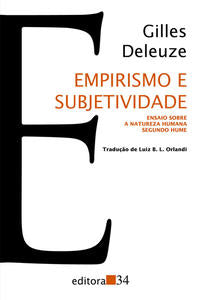 Capa do livro Empirismo e Subjetividade, de Gilles Deleuze
