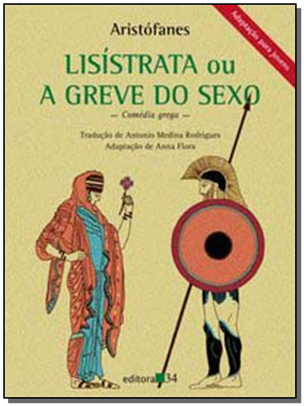 Capa do livro Lisistrata ou a Greve do Sexo, de Aristofanes