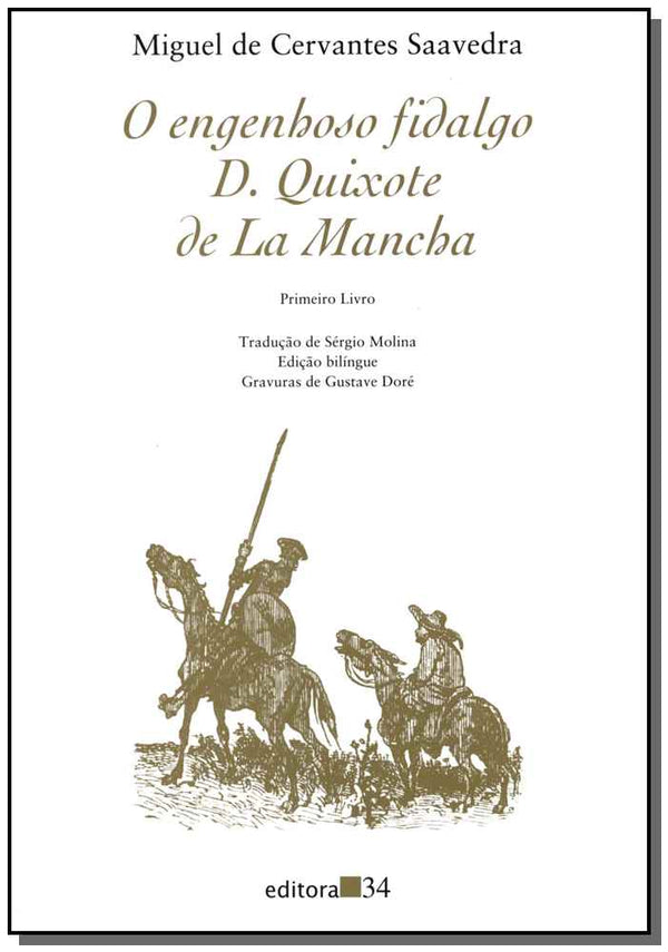 Capa do livro D. Quixote de La Mancha I, de Miguel de Cervantes Saavedra