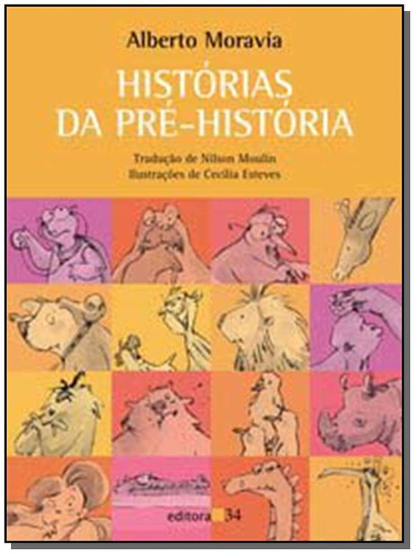 Capa do livro Histórias da Pré-História, de Alberto Moravia