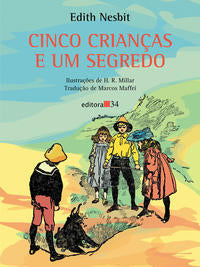 Capa do livro Cinco Crianças e um Segredo, de Edith Nesbit