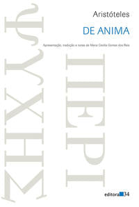 Capa do livro De Anima, de Aristoteles