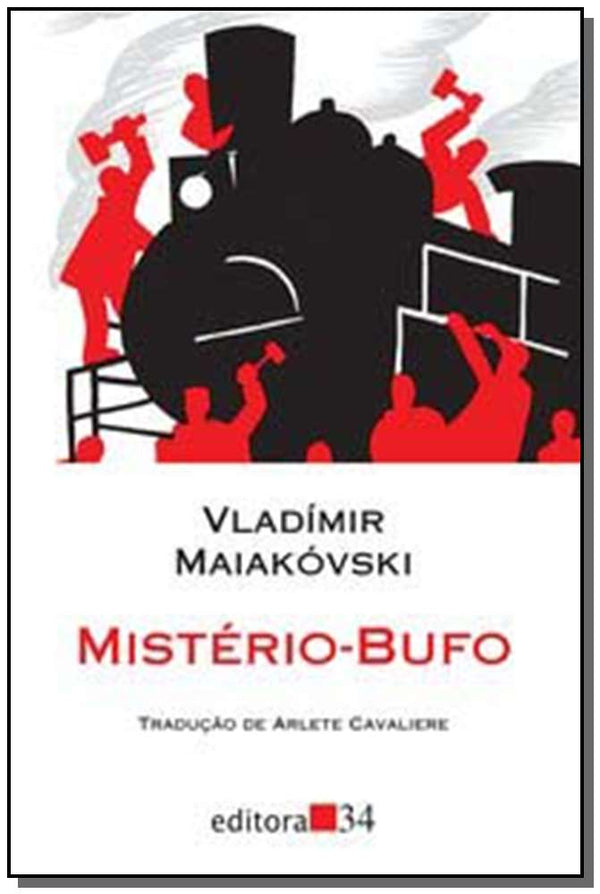 Capa do livro Mistério-Bufo, de Vladimir Maiakovski