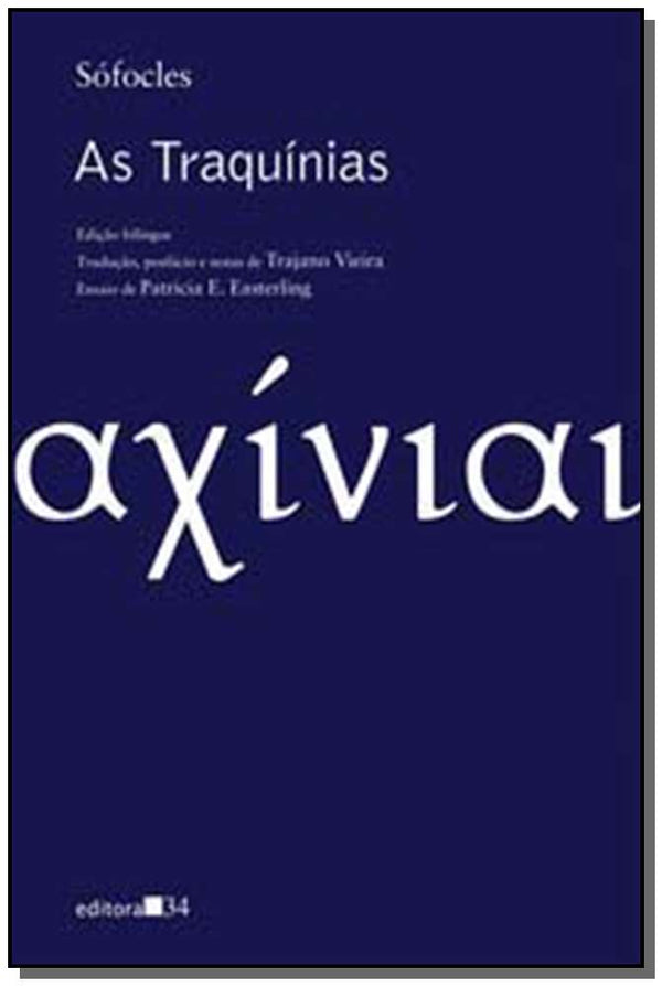 Capa do livro Traquinias, as 01, de Sofocles