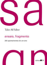 Capa do livro Ensaio, Fragmento, de Tales Absaber