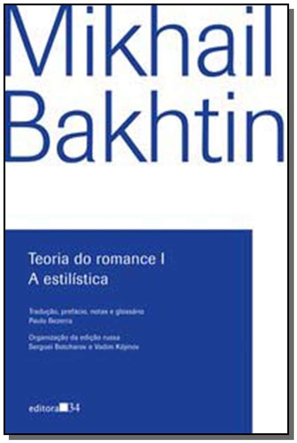 Capa do livro Teoria do Romance, de Mikhail Bakhtin