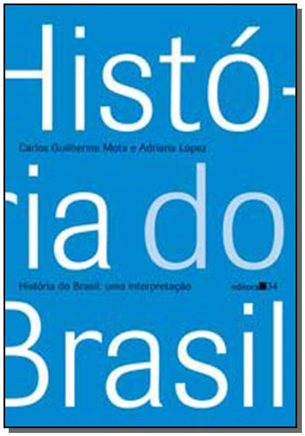 Capa do livro História do Brasil - Uma Interpretação, de Carlos Guilherme Mota, Adriana Lopez