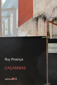 Capa do livro Caçambas, de Ruy Proenca