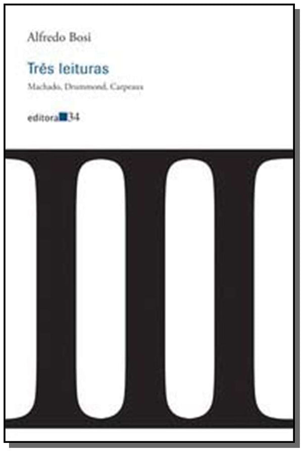 Capa do livro Tres Leituras, de Alfredo Bosi