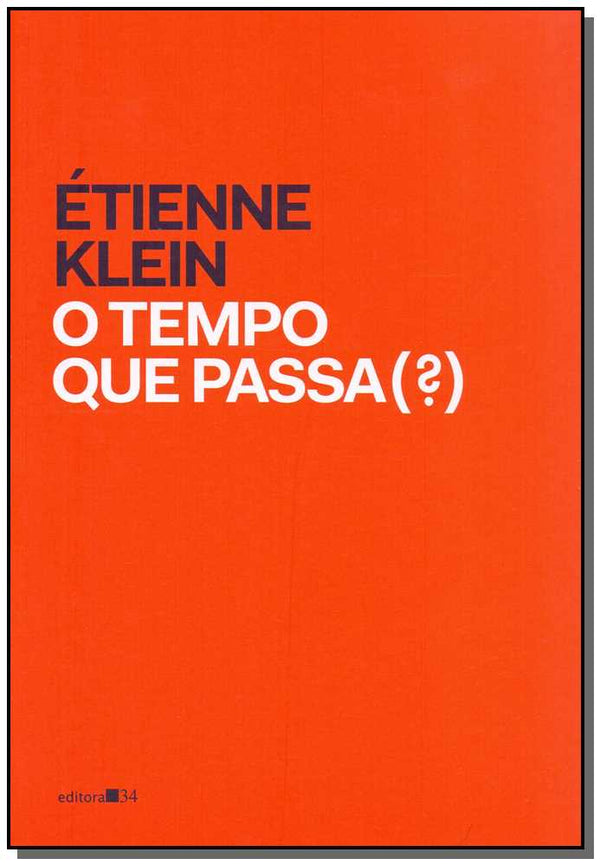 Capa do livro O Tempo que Passa (?), de Etienne Klein