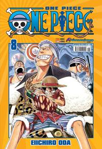 Capa do livro One Piece Vol. 8, de Eiichiro Oda