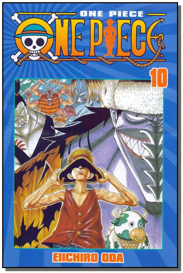 Capa do livro One Piece Vol. 10, de Eiichiro Oda