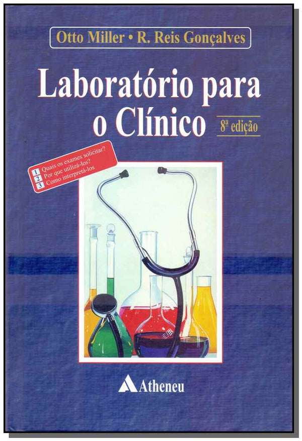 Capa do livro Laboratório para o Clínico - 08ed/99, de Otto Miller, Reis Goncalves