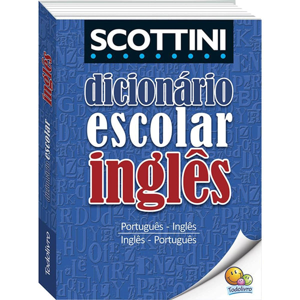 Capa do livro Scottini Dicionário Escolar de Inglês, de Alfredo Scottini