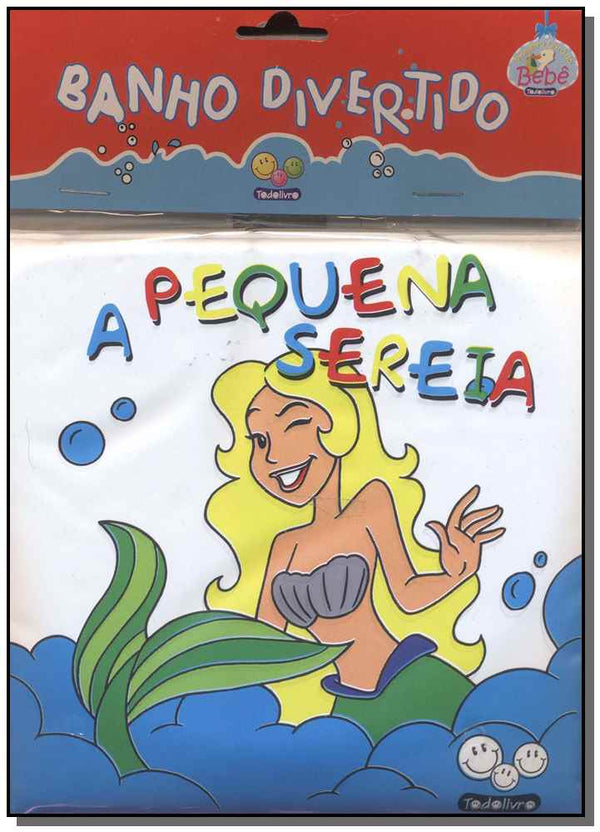 Capa do livro Banho Divertido - A Pequena Sereia, de Editora Todolivro