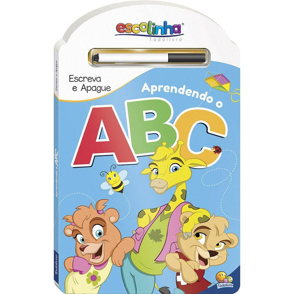 Capa do livro Escreva e Apague - Aprendendo o Abc, de Editora Todolivro