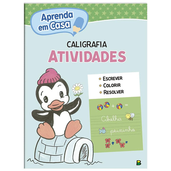 Capa do livro Aprenda em Casa Caligrafia: Atividades, de Editora Todolivro