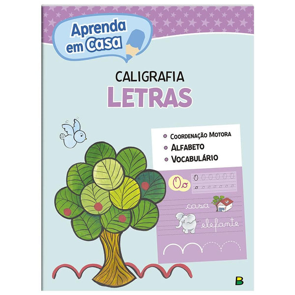 Capa do livro Aprenda em Casa Caligrafia: Letras, de Editora Todolivro