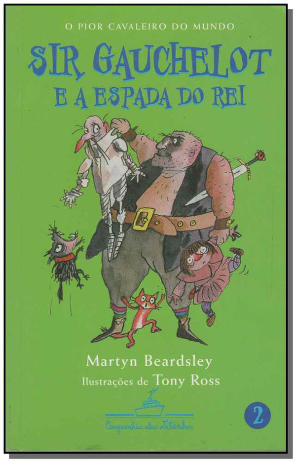 Capa do livro Sir Gauchelot e a Espada do Rei, de Martyn Beardsley