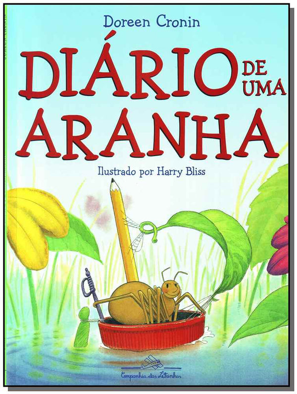 Capa do livro Diário de uma Aranha, de Doreen Cronin