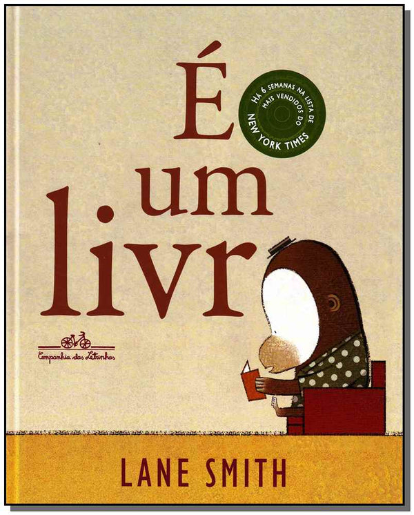Capa do livro É um Livro, de Lane Smith