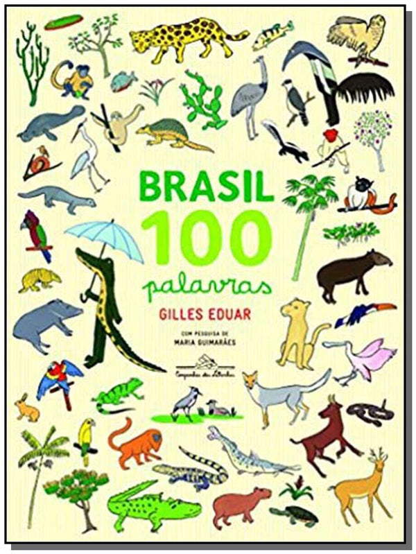 Capa do livro Brasil 100 Palavras, de Gilles Eduar