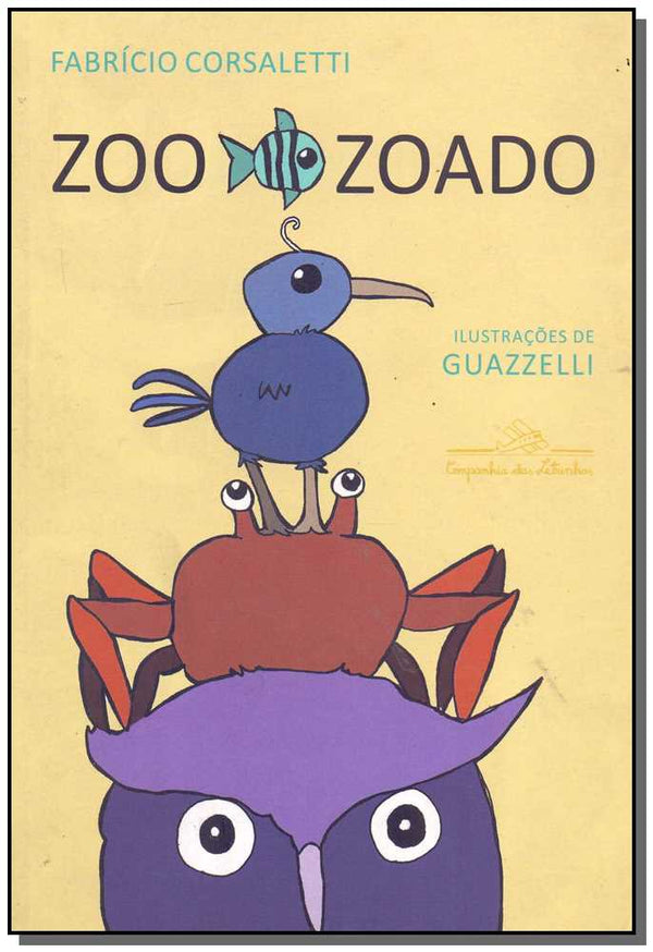 Capa do livro Zoo Zoado, de Fabricio Corsaletti