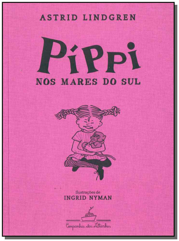 Capa do livro Pippi nos Mares do Sul, de Astrid Lindgren