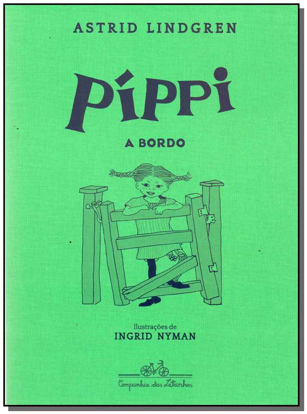 Capa do livro Pippi a Bordo, de Astrid Lindgren