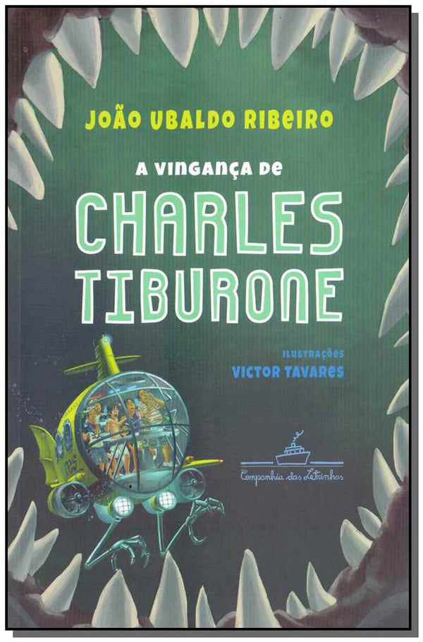 Capa do livro A Vigança de Charles Tiburone, de Joao Ubaldo Ribeiro