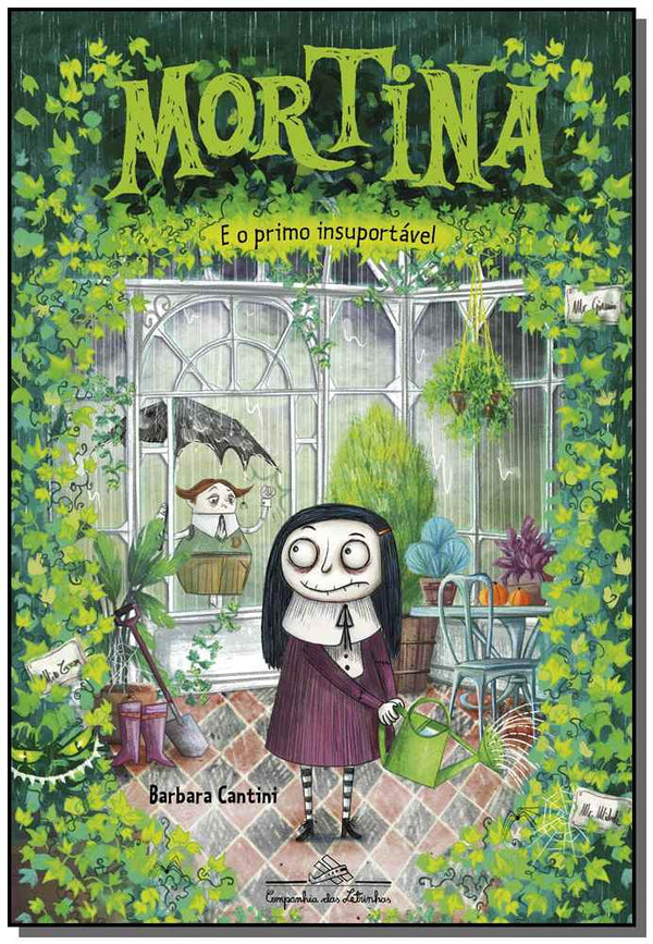 Capa do livro Mortina e o Primo Insuportável, de Barbara Cantini