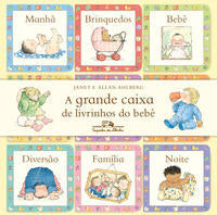 Capa do livro A Grande Caixa de Livrinhos do Bebê, de Allan Ahlberg