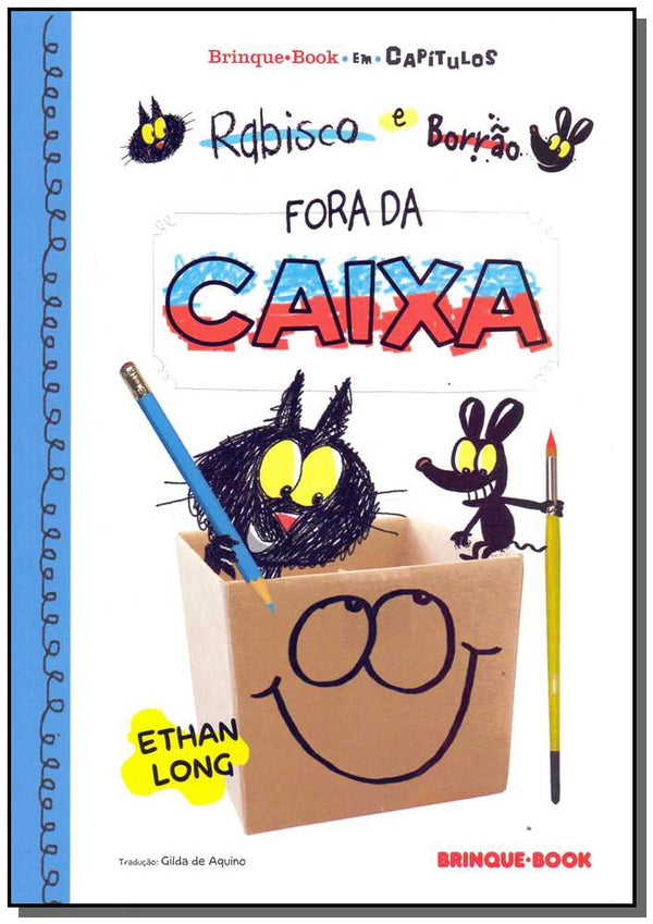 Capa do livro Rabisco e o Borrão - Fora da Caixa, de Ethan Long