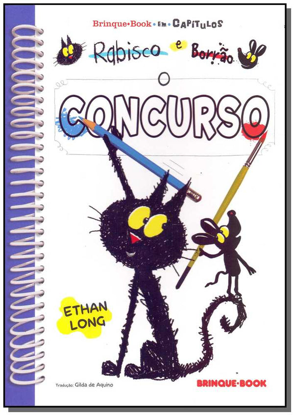 Capa do livro Rabisco e o Borrão - O Concurso, de Ethan Long