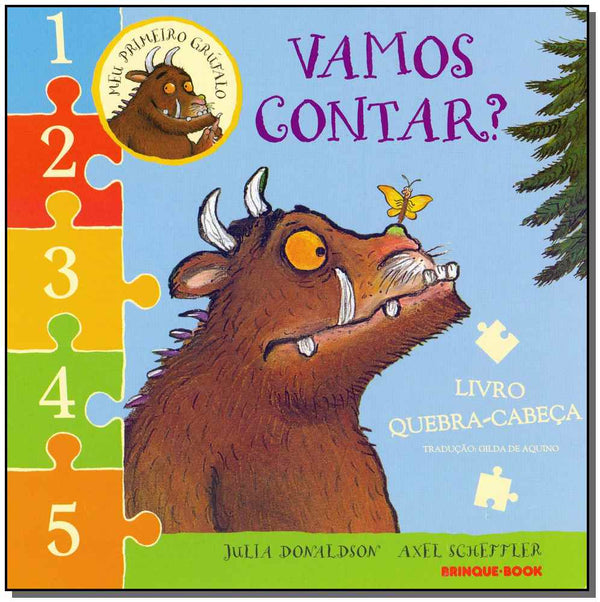 Capa do livro Meu Primeiro Grúfalo - Vamos Contar ?, de Julia Donaldson