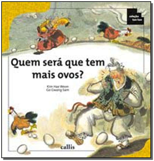 Capa do livro Quem Será que Tem Mais Ovos?, de Hae Weon Kim