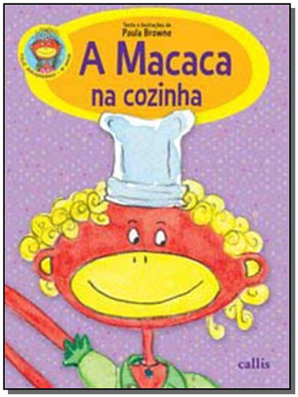 Capa do livro A Macaca na Cozinha, de Paula Browne