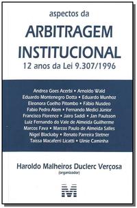 Capa do livro Aspectos da Arbitragem Institucional - 1 Ed./2007, de Haroldo Malheiros Duclerc Vercosa (org.)