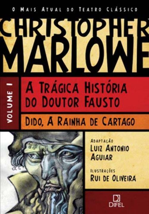Capa do livro A Trágica História do Doutor Fausto / Dido, a Rainha de Catargo, de Luiz Antonio Aguiar
