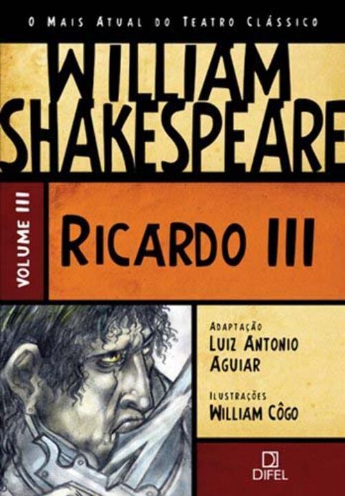 Capa do livro Ricardo III, de Luiz Antonio Aguiar