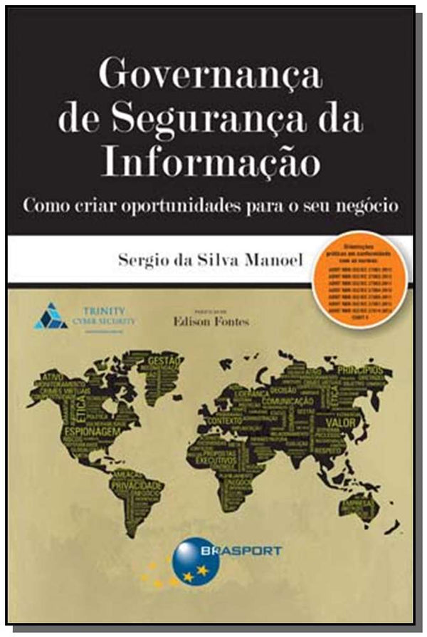 Capa do livro Governança de Segurança da Informação, de Sergio da Silva Manoel